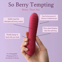 Cargar imagen en el visor de la galería, So Berry Tempting ULTRA SOFT VAGINAL VIBRATOR