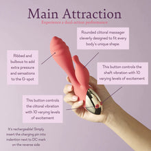 Cargar imagen en el visor de la galería, Main Attraction Main Attraction / Dual-Action Vibrator
