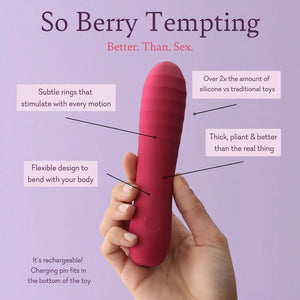 So Berry Tempting ULTRA SOFT VAGINAL VIBRATOR