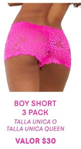 Boy short 3 Pack