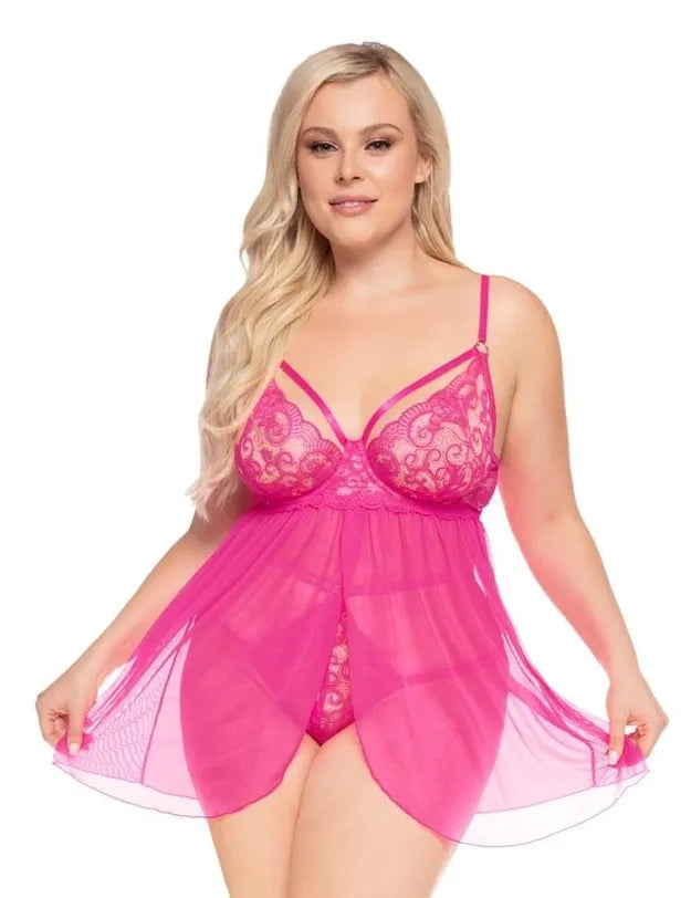 Strappy Babydoll & High-rise G-String