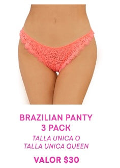 Brazilian Panty 3 Pack